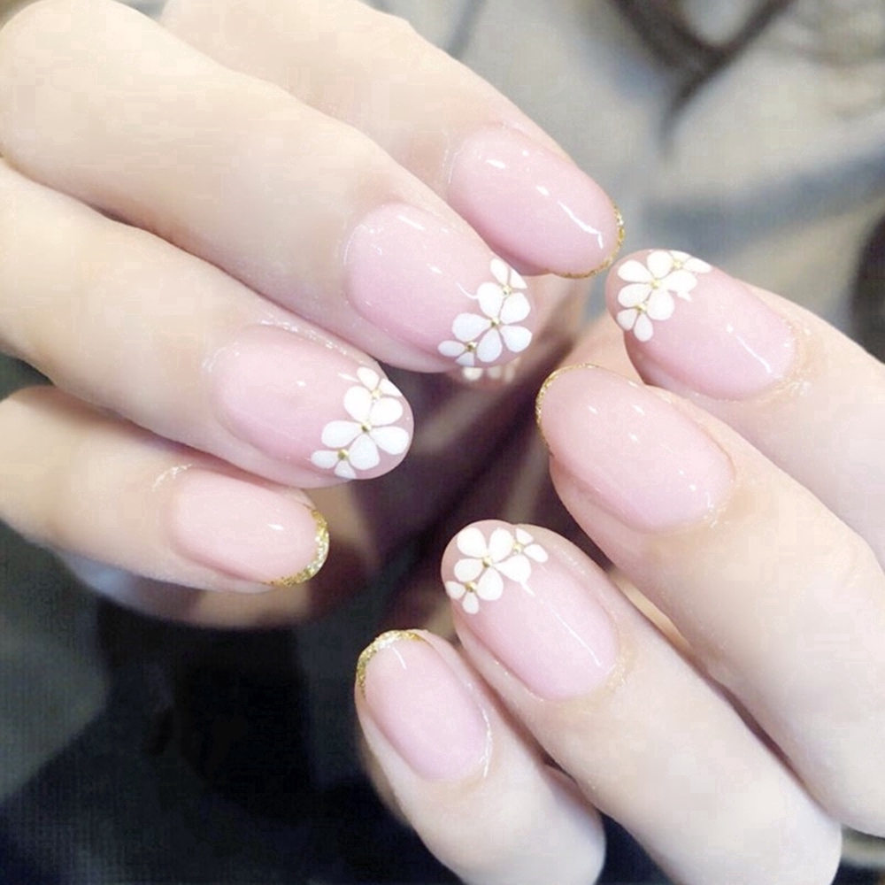 Sticker Dán Móng Trang Trí Hình Hoa Đào Dễ Thương