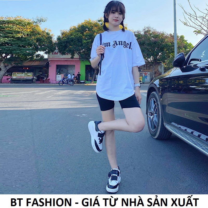 SET Bộ Áo Thun Phom Rộng + Quần Ngố Thun Ôm Legging Thời Trang HOT - BT Fashion (ANGLE 01) + Hình Thật, Video