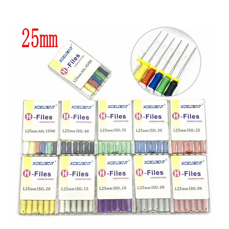 Hộp mũi kim nong tủy K-files/H-files bằng tay cho nha khoa
