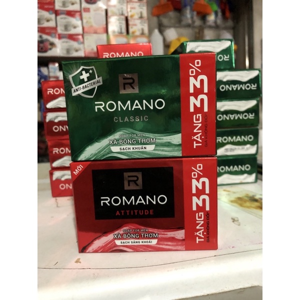 xà bông thơm Romano classic 120g tặng thêm 33%