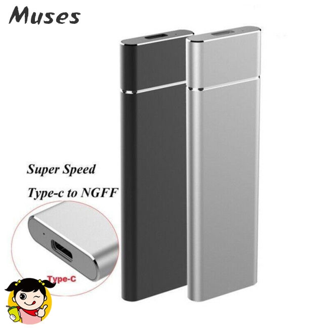 Muse07 Vỏ đựng ổ cứng M.2 NGFF - USB 3.1 Type-C SATA SSD 10Gbps chất lượng cao | BigBuy360 - bigbuy360.vn