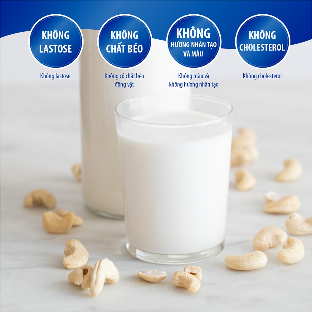 Sữa hạt điều không đường So Good thùng 12 hộp 1L, làm từ hạt điều Úc, calo thấp, sản xuất tại Úc