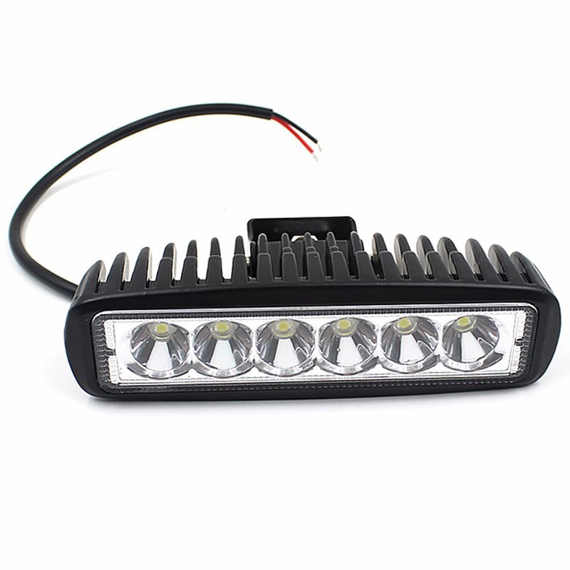 Đèn pha C6 6 led thẳng dùng xe đạp điện xe máy xe ô tô