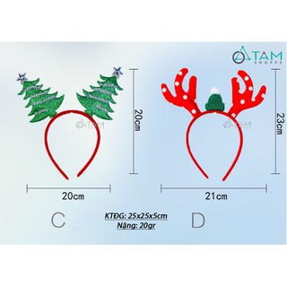 Cài Noel 7 kiểu X-CAI-07 TAN