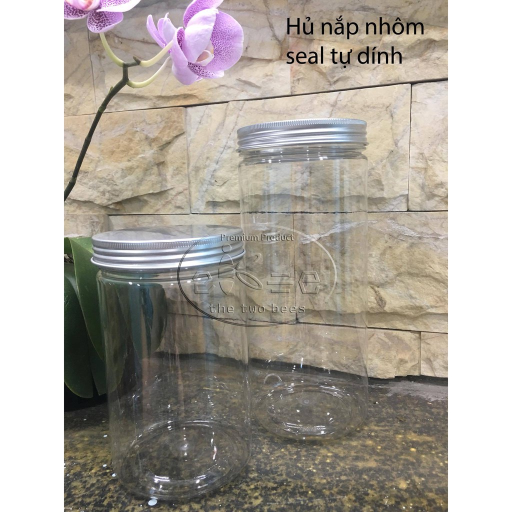 [GIÁ HỦY DIỆT] 12 hủ nhựa 800ml PET Nắp Nhôm Vặn ( chưa bao gồm Seal dính)