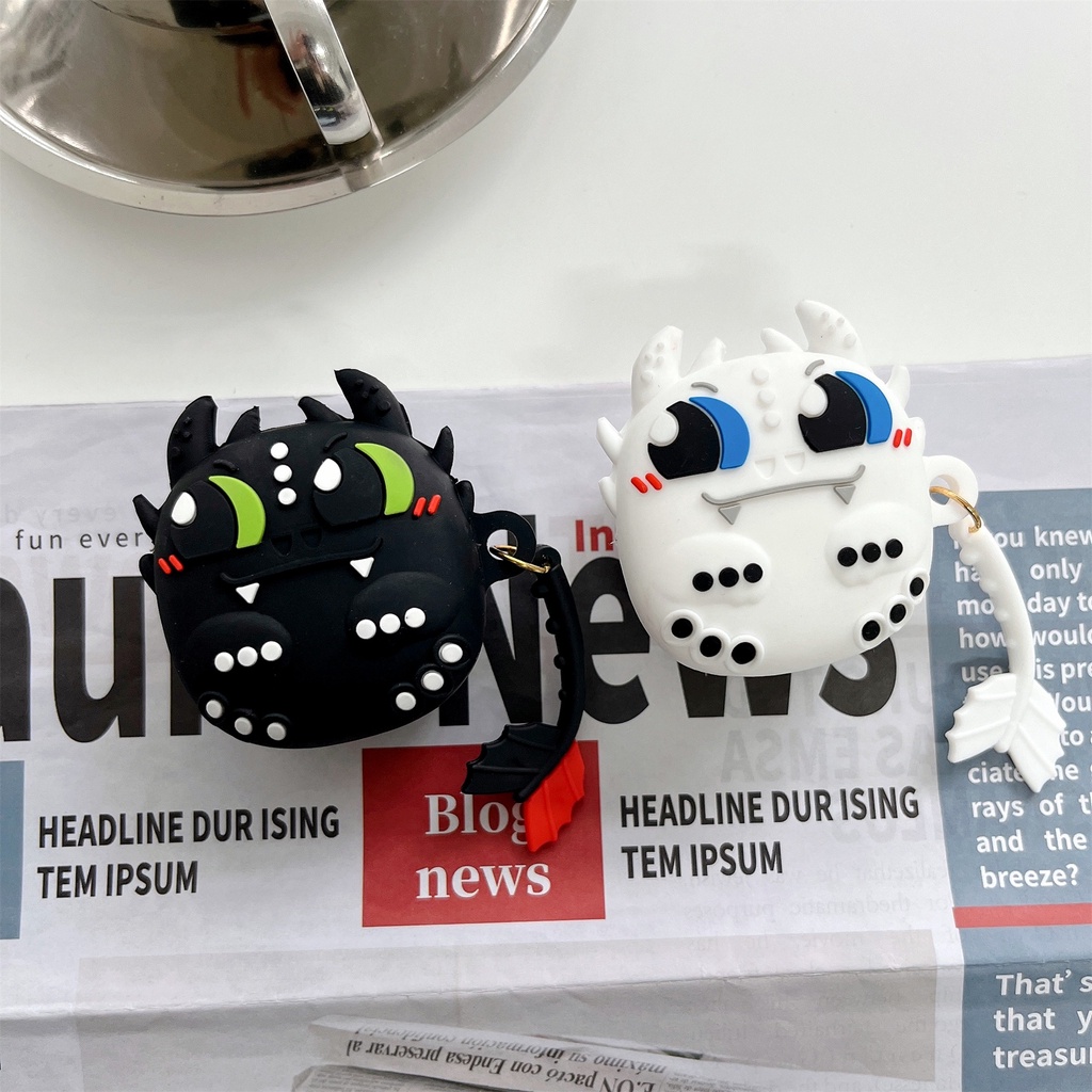 Vỏ Hộp Sạc Tai Nghe bluetooth Không Dây Bằng Silicon Mềm Họa Tiết Hoạt Hình 3D Dễ Thương Cho Baseus Bowie WM02