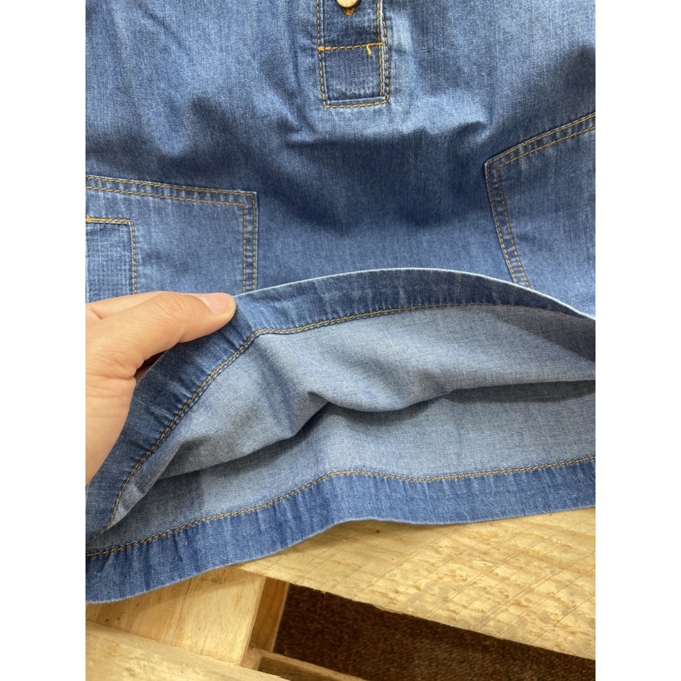 Váy jean bé gái,đầm denim dáng chữ A cho bé gái siêu đẹp,hàng việt nam xuất khẩu chuẩn loại 1