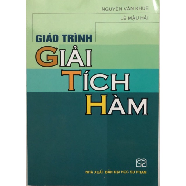 Sách - Giáo trình Giải Tích Hàm