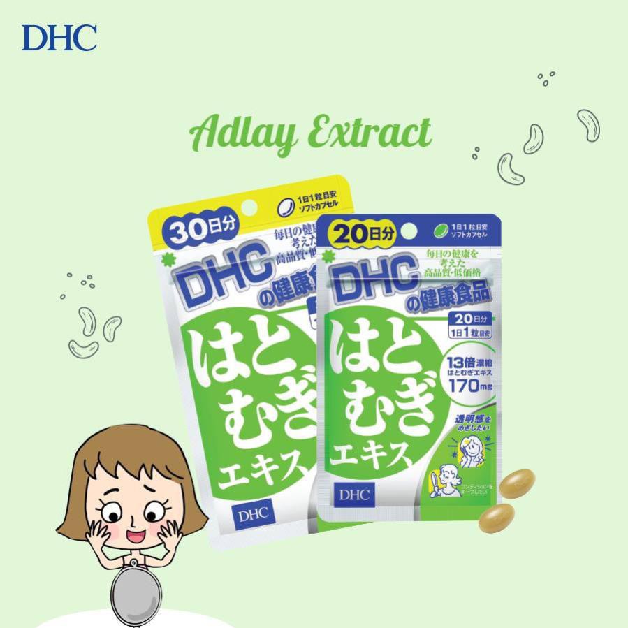 DHC Viên uống sáng da Adlay Extract Soft Capsule
