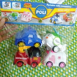Đồ chơi 4 Robocar poli (túi nhựa)