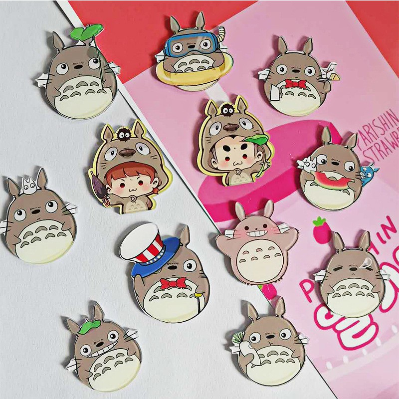 Huy Hiệu, Cài Áo Ghim Balo Nhựa Hình Totoro