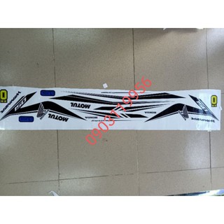 Tem rời winner v1 trắng phối đen - decal ruby