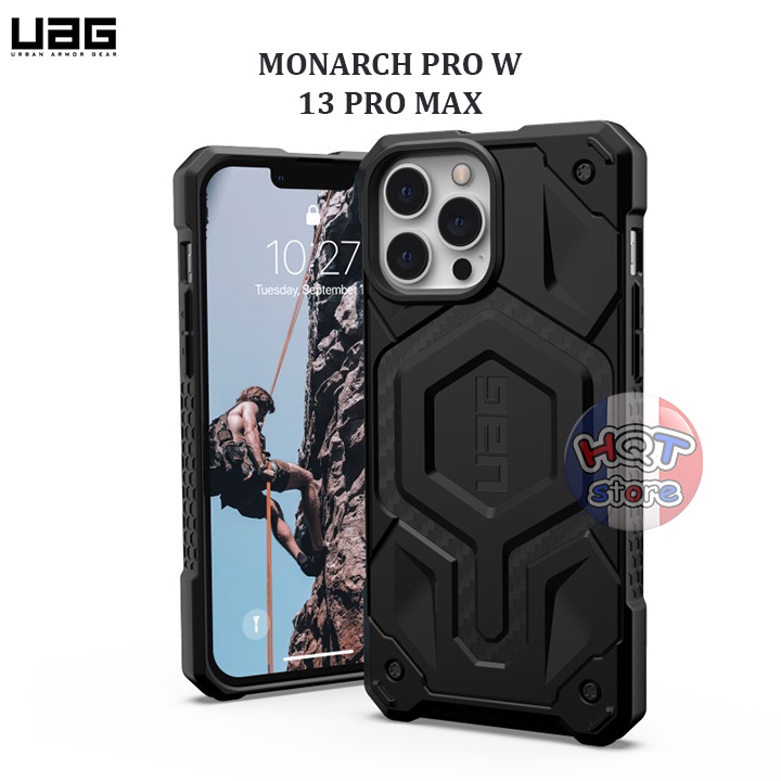 Ốp lưng chống sốc UAG Monarch Pro W Mác Sếp IP 13 Pro Max chính hãng