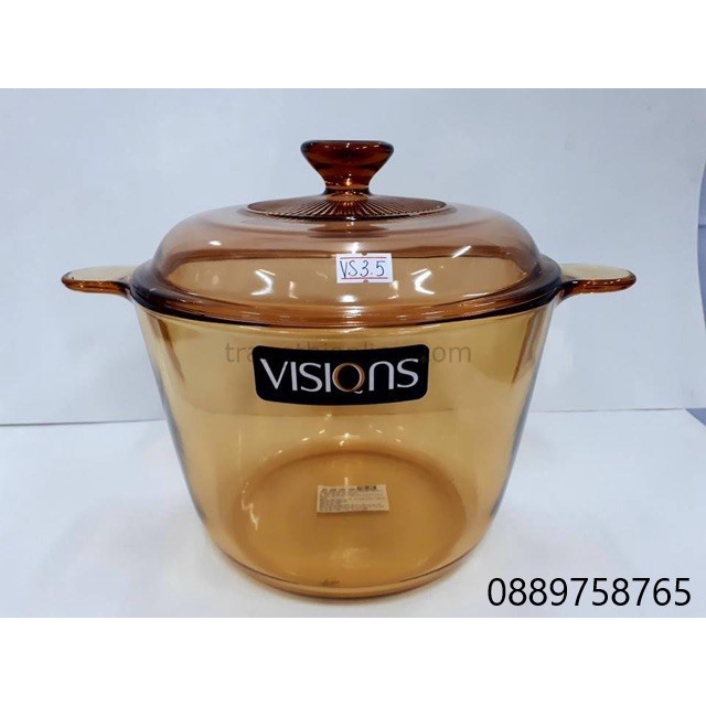Nồi thủy tinh vision vs-35 dung tích 3.5 lít hàng nhập khẩu Pháp