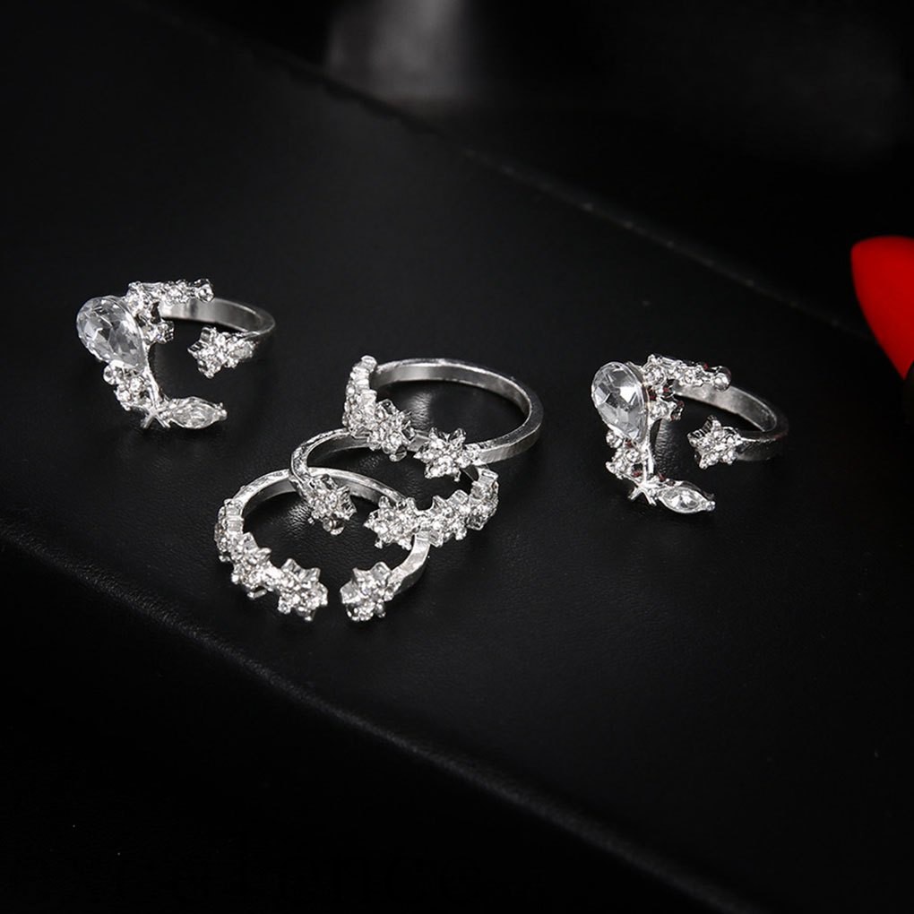 Set 5 nhẫn thời trang cổ điển dành cho nữ