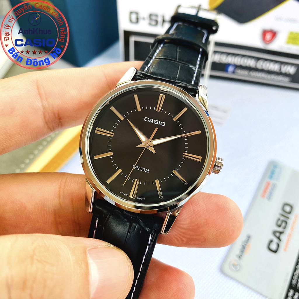 Đồng hồ nam Casio MTP-1303 chính hãng Anh Khuê MTP-1303D-7A MTP-1303L-1A dây thép không gỉ chống nước 50m | BigBuy360 - bigbuy360.vn