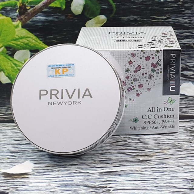 PHẤN NƯỚC TRANG ĐIỂM TRẮNG DA CC CUSHION -PRIVIA