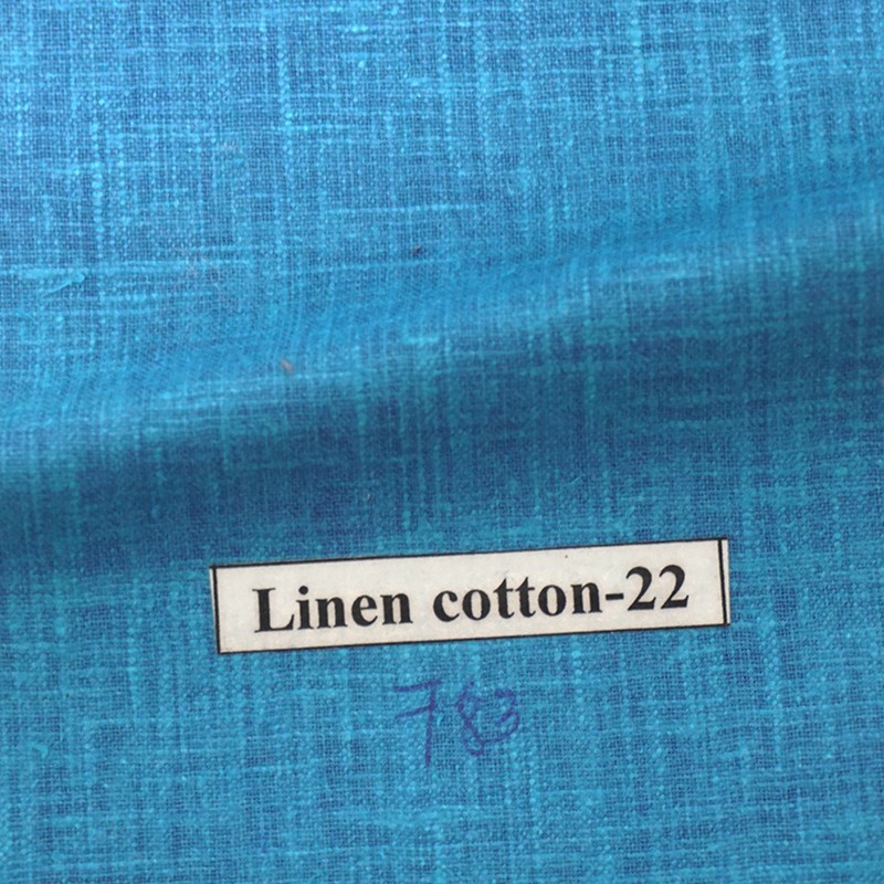 Vải Linen cotton Kim Vũ thoáng mát, thích hợp may đầm, áo sơ mi, đồ bộ