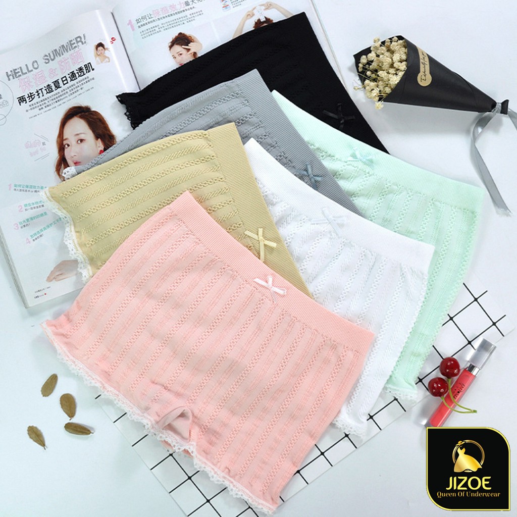 Quần lót nữ mặc váy gân tăm co giãn 4 chiều giá rẻ QLT32