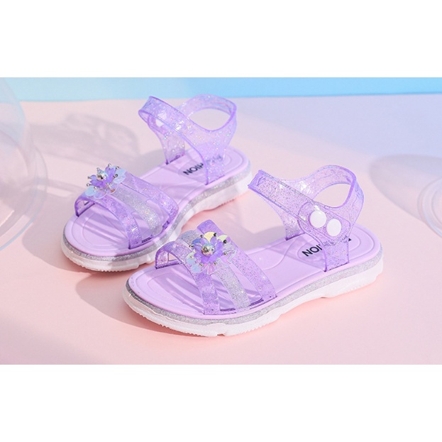 DÉP SANDAL HOA ĐÍNH NGỌC QUAI CÚC BẤM CAO CẤP