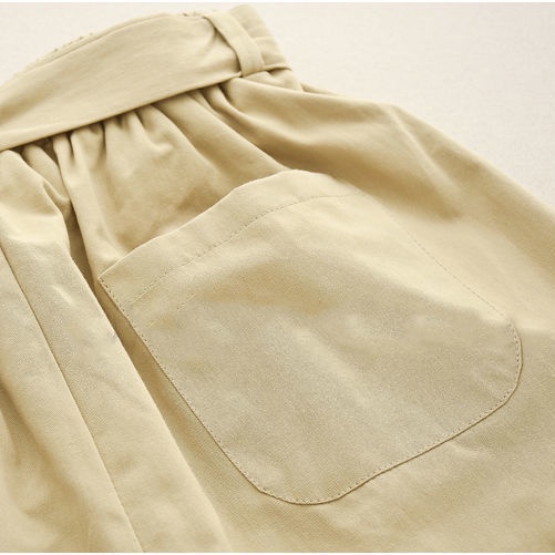 Quần Dài Thêu Hình Mèo Phong Cách Mori Nhật Bản Cho Trẻ Em