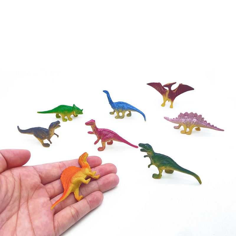 Mô hình khủng long size mini 3 đến 7 cm nhiều mẫu