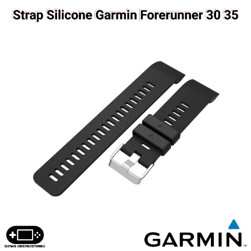 Dây đeo silicon cho đồng hồ thông minh Garmin Forerunner 30 35