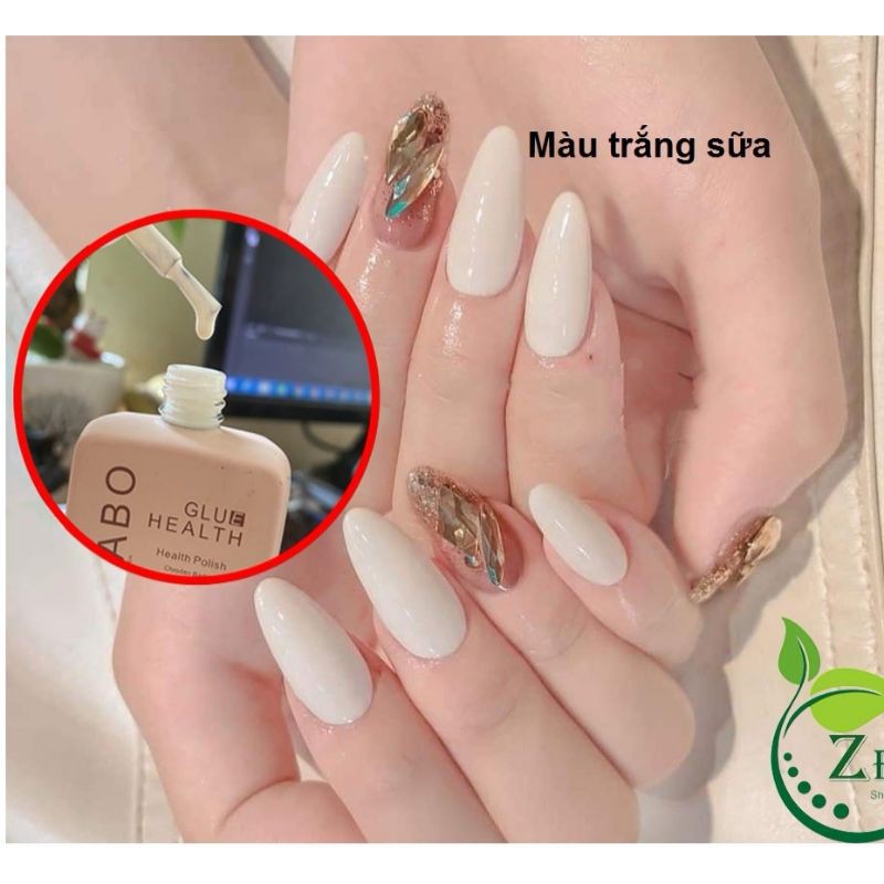 Sơn Gel HABO Trắng Sữa, Đen, Trắng