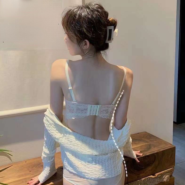 Áo Lót Nâng Ngực Phối Ren Phong Cách Quyến Rũ Dành Cho Nữ