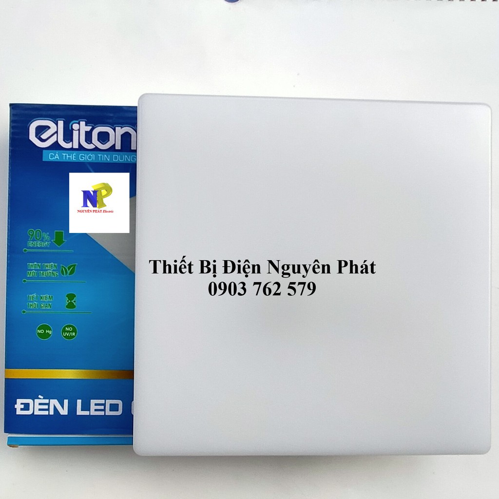 Led Ốp Trần Tràn Viền 18w Tròn Vuông Ánh Sáng Trắng - Hàng Chất Lượng Cao