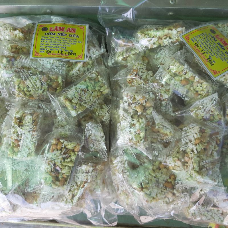 Cốm nếp dứa Lâm An bịch 500g | BigBuy360 - bigbuy360.vn