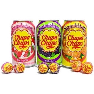 [SenXanh Emart] Soda Hàn Quốc Chupa Chups trái cây nhiều vị 345ml