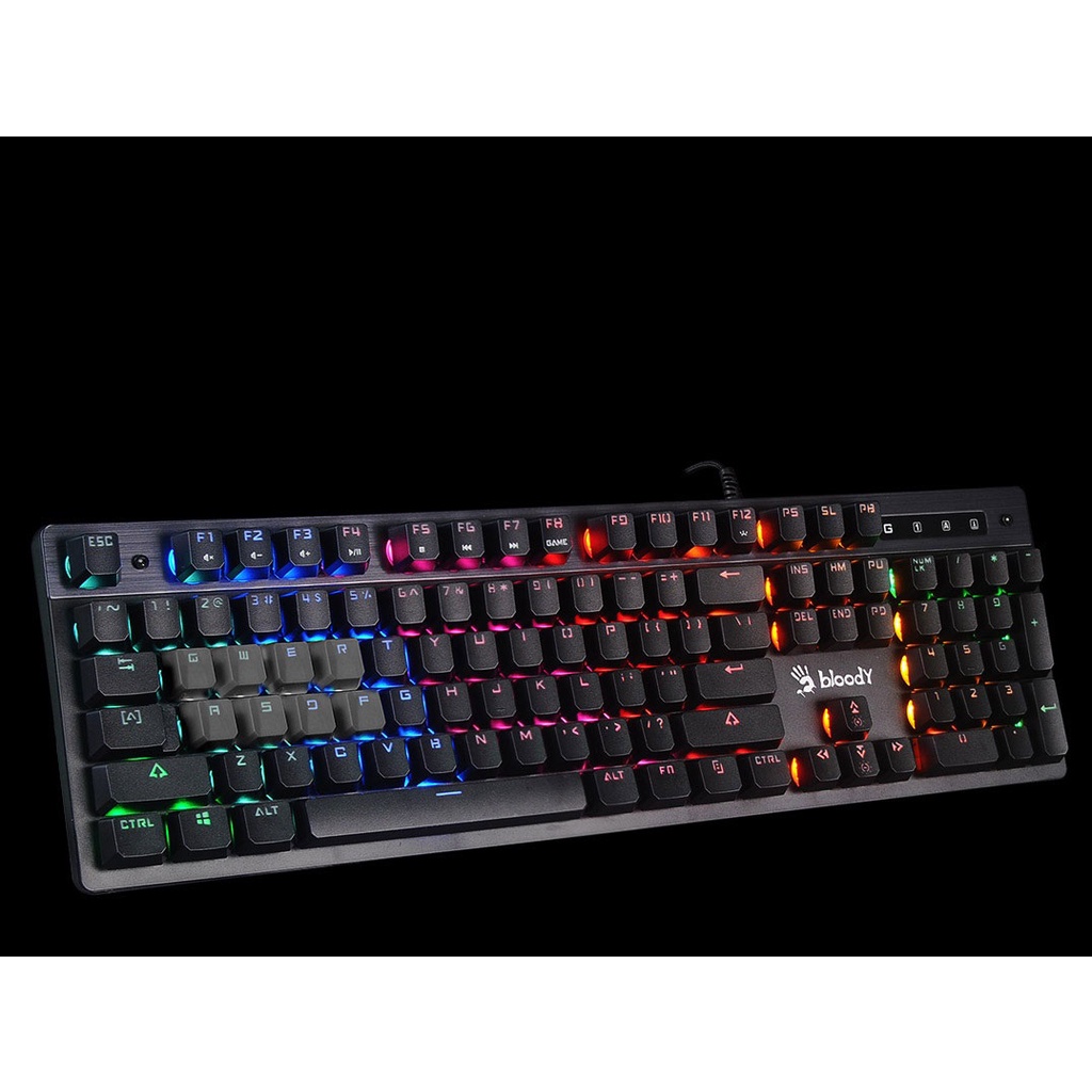 Bàn phím Giả cơ máy tính Bloody Hp K300 G21B Gaming chơi game, văn phòng cực xịn led RGB