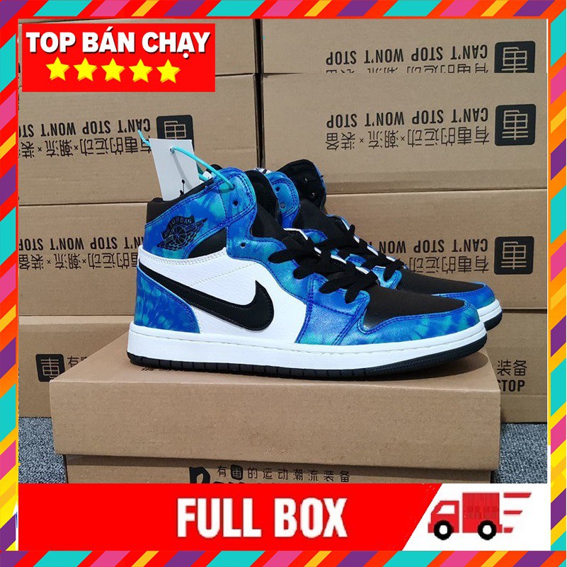 IÀY THỂ THAO JD1 CAO CỔ  💝FREESHIP💝 JD1 HIGH TIE DYE- GIẦY CHƠI BÓNG RỔ