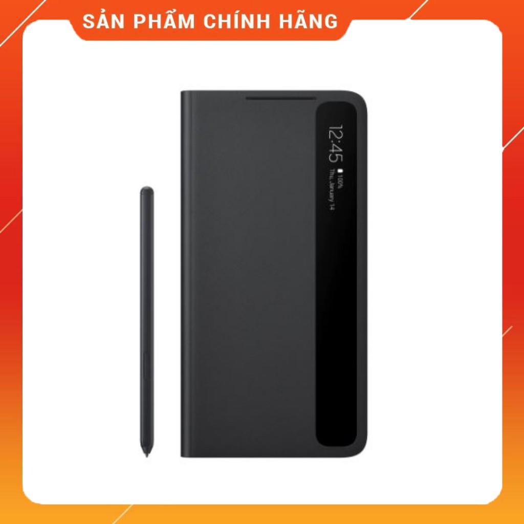 [Mã ELMS5 giảm 7% đơn 300K] Bao Da Clear View Samsung S21 Ultra Kèm S Pen ✅ Kháng Khuẩn ✅ Nguyên Seal Chính Hãng | BigBuy360 - bigbuy360.vn
