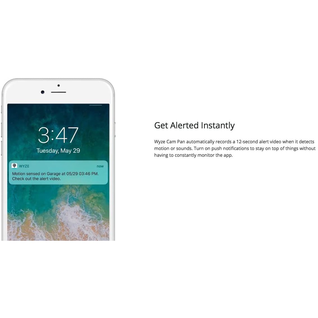 Camera Wyze Pan Cam Độ Phân Giải Full HD 1080p Xoay 360 Độ Hỗ Trợ Google Asistant & Alexa | BigBuy360 - bigbuy360.vn