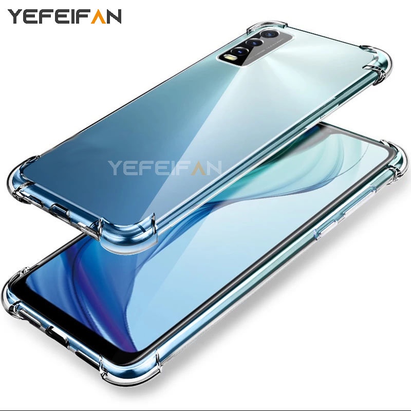 Ốp Điện Thoại Cho Vivo Y22S V25 5G Y16 Y35 Y02S Y01 Y55 Y33T Y21T Y15S Y15A Y21 Y21S Y33S Y73 Y53S T1X T1 V23e V23 V21 5G X70 Silicon Trong Suốt