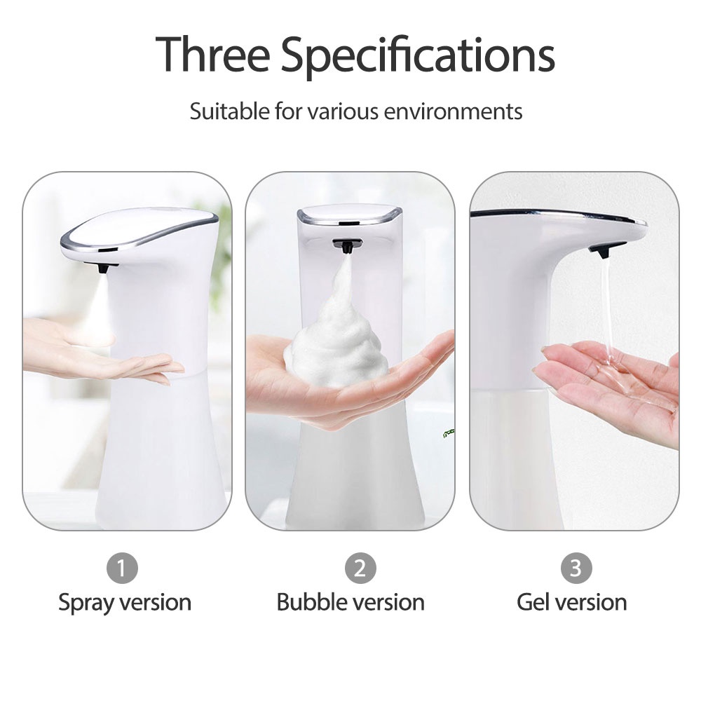 COD Automatic sensor soap dispenser sprayer infrared sensor USB rechargeable Chất tẩy và Khử mùi bồn cầu Vệ sinh nhà cửa
