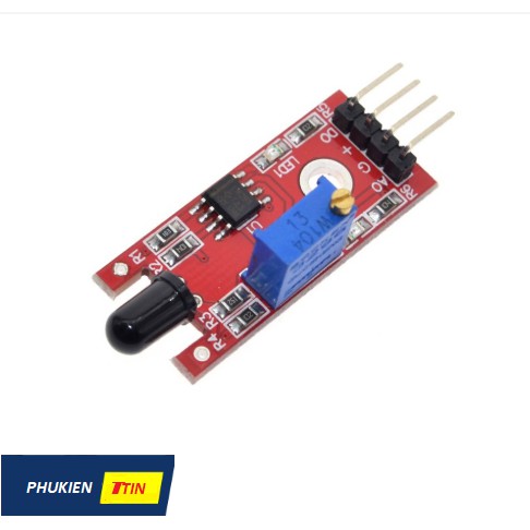 Mạch cảm biến phát hiện ngọn lửa Flame sensor - Module arduino