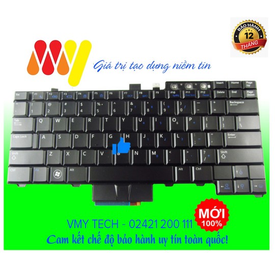 BÀN PHÍM LAPTOP DELL E6410 CAO CẤP KHÔNG CÓ CHUỘT CAO SU Ở GIỮA | BigBuy360 - bigbuy360.vn