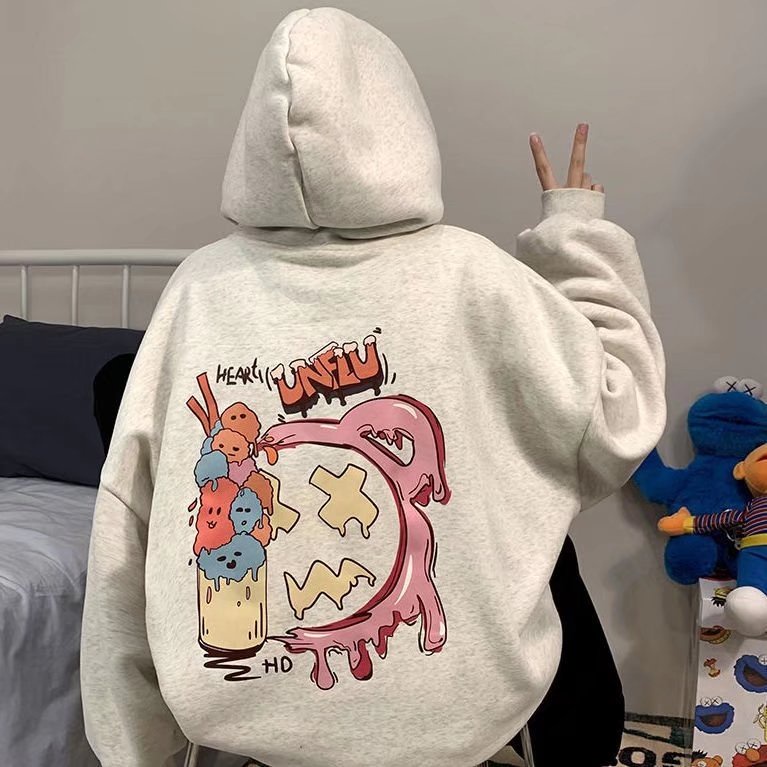 Áo hoodie kiểu dáng năng động thời trang cho nam và nữ