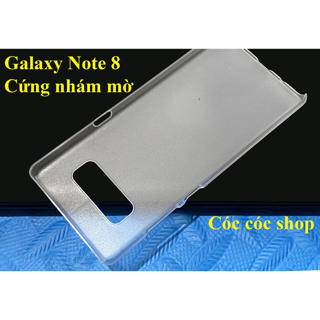 Ốp lưng Sam sung Galaxy Note 8/ S8 / S8 plus nhựa CỨNG TRONG SUỐT/ CỨNG NHÁM MỜ | BigBuy360 - bigbuy360.vn