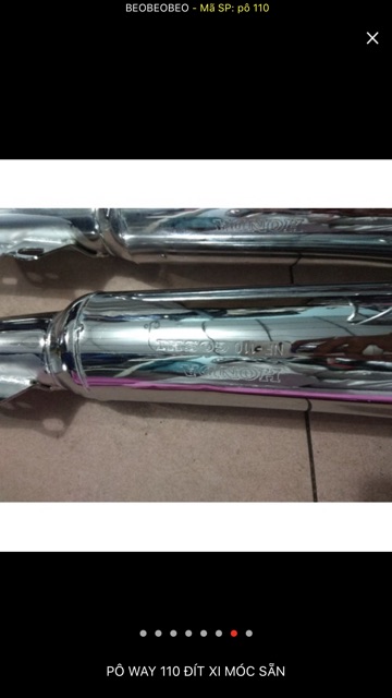 Pô xe máy way 110 đít xi móc