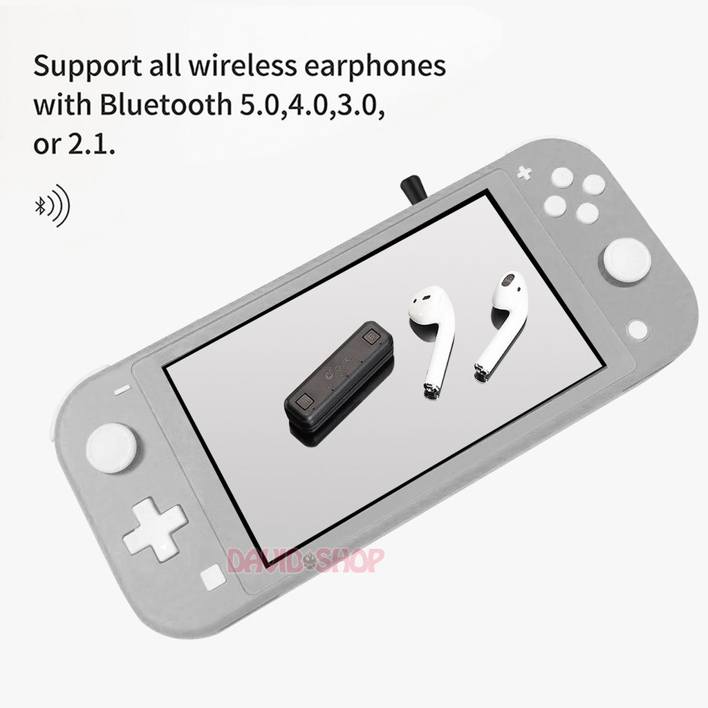 [Mã ELMS5 giảm 7% đơn 300k] GuliKit Route Air Pro: kết nối âm thanh bluetooth cho Nintendo Switch, Switch Lite, PS4, PC