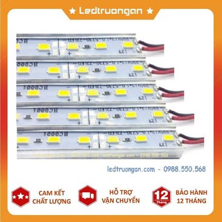 BỘ 5 THANH LED THANH NHÔM 5730 CÓ MÁNG