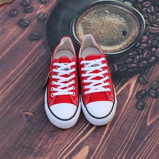 Giày CVS AllStar Classic Cổ Thấp Nữ Đỏ Tươi