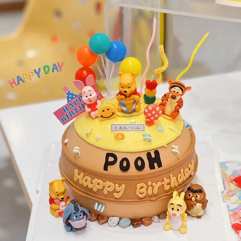 Topper Trang Trí Bánh Kem Hình Thú Hoạt Hình