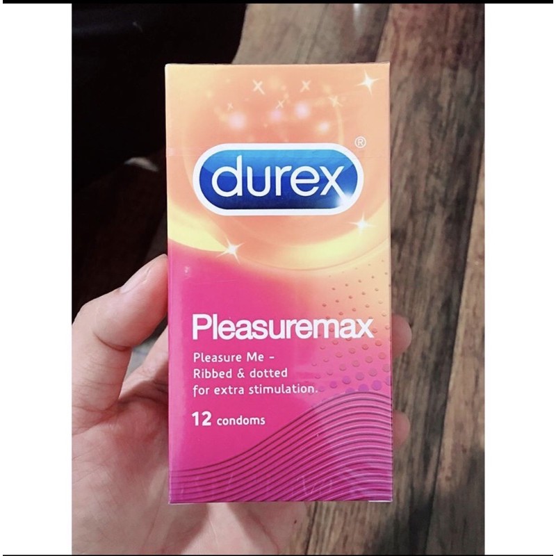 Bao cao su Durex Pleasuremax 12 cái/hộp