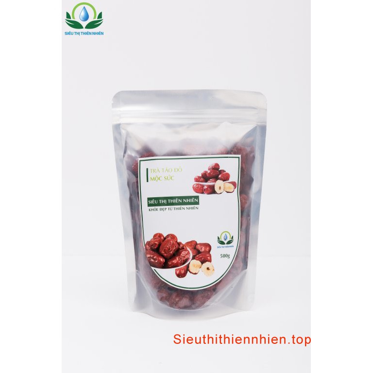 Táo đỏ sấy khô đóng túi zip thương hiệu Mộc Sắc | BigBuy360 - bigbuy360.vn