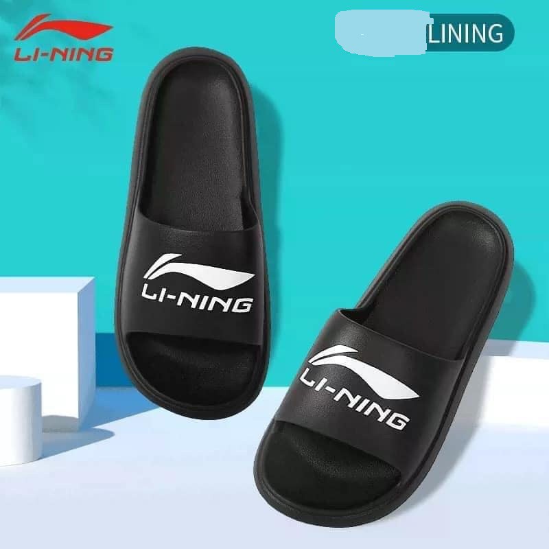 Dép đúc siêu nhẹ Lining logo dán dành cho nam - (Sẵn ghi sáng)